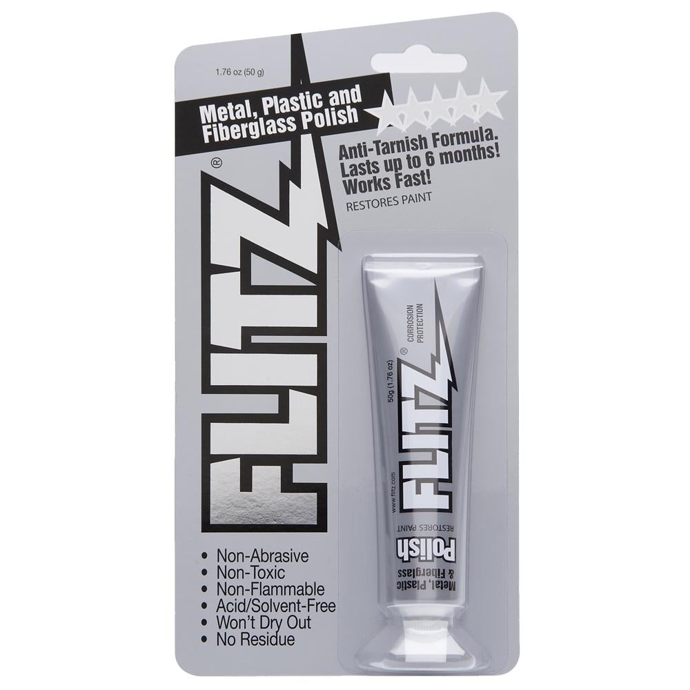 Flitz Metal Polish Paste 50 Gram Non-Abrasive Cleaner and Protectant