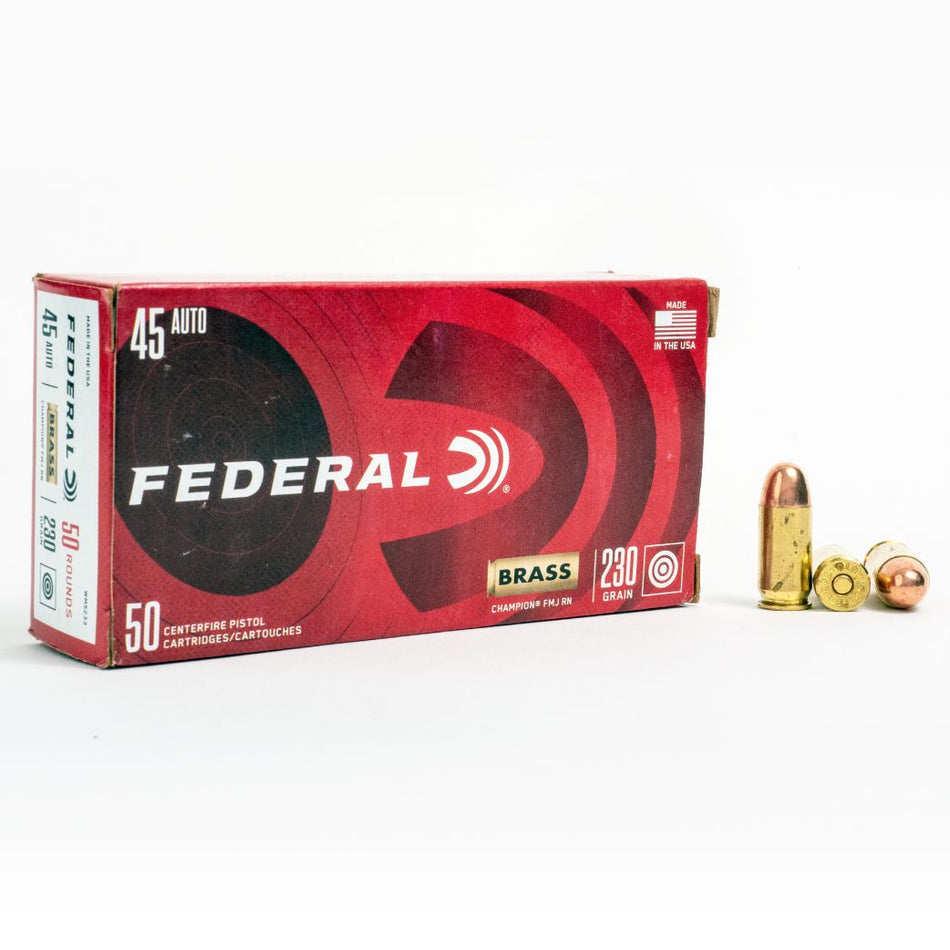 Federal Champion 45 ACP 230gr FMJ Ammo