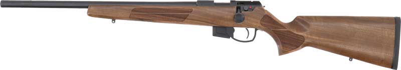 ANSCHUTZ 1761L D HB 17HMR 20" BLUED/WALNUT CLASSIC LH