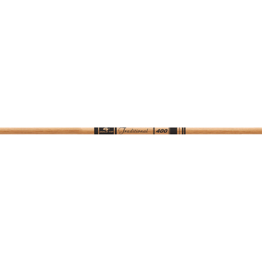Gold Tip Traditional Carbon Arrow Shafts 400 Spine - 1 Dozen