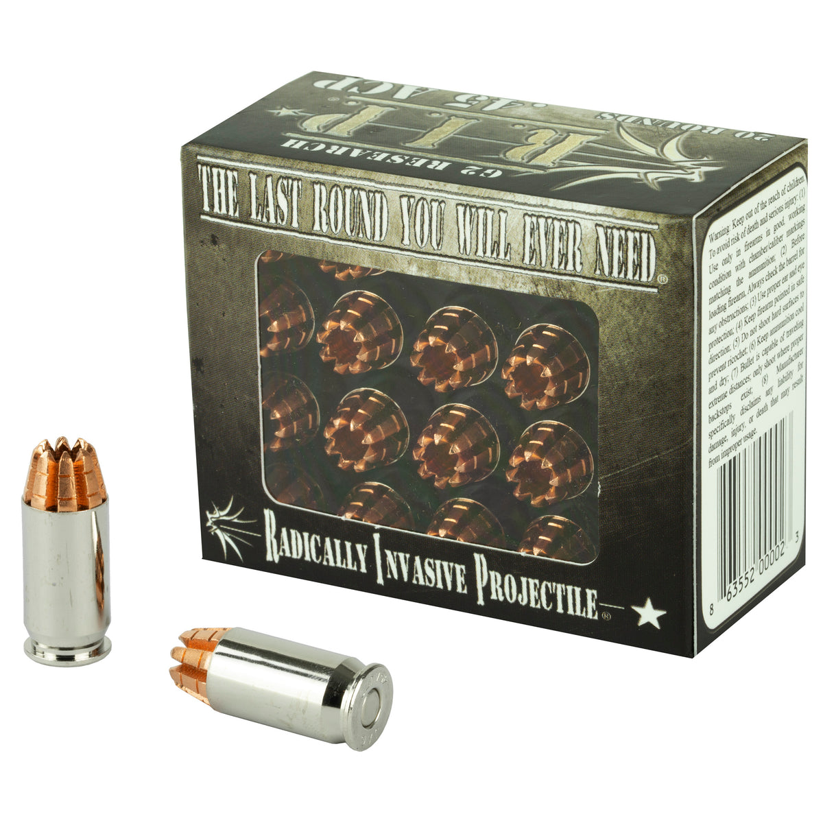 G2 Research 45 ACP RIP 162gr Lead-Free Copper Ammo