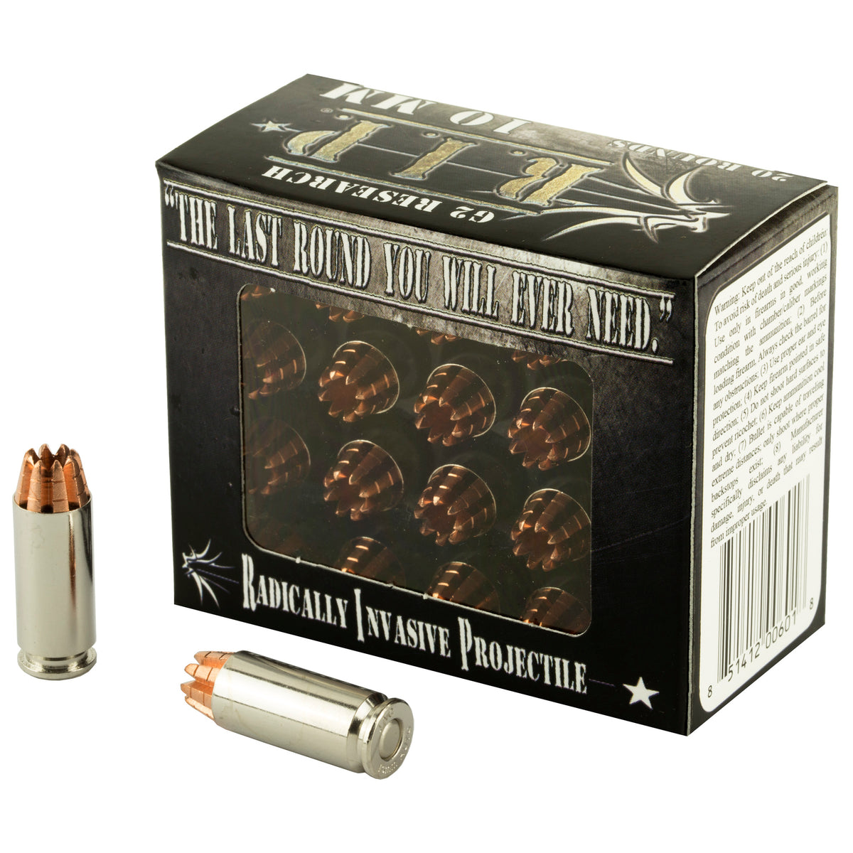 G2 Research 6018 RIP Copper Fracturing Hollow Point  115 Grain 10mm Auto