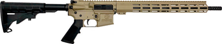 GLFA AR15 RIFLE 223 WYLDE 16" NIT BBL FDE