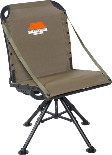 Millennium Ground Blind Chair Adjustable 4-Leg 360 Swivel
