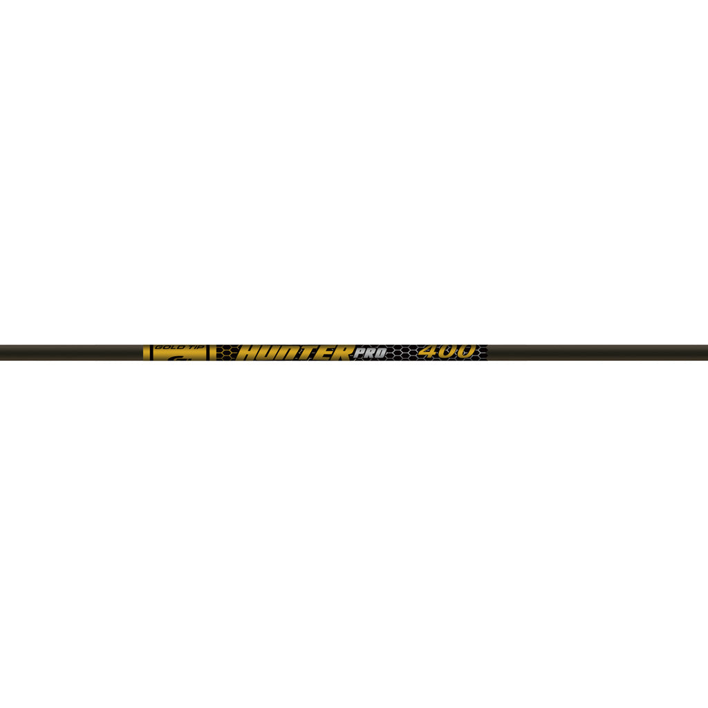 Gold Tip Hunter Pro Carbon Arrow Shafts 400 Spine - 1 Dozen