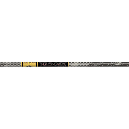 Gold Tip Black Label Carbon Arrow Shafts 400 Spine - 1 Dozen