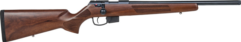 ANSCHUTZ 1761 D HB 17HMR 18" TB BLUED/WALNUT CLASSIC