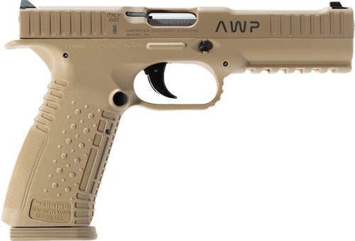 APF STRIKE ONE 9MM 5" BBL 3-DOT SIGHT 2 17RD MAGS TAN