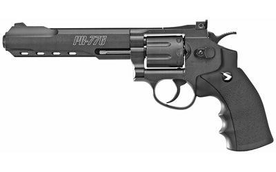 Gamo PR-776 CO2 Air Revolver, .177 Pellet, 400 FPS, 6.5" Barrel, 8-Round Rotary Clip, Black
