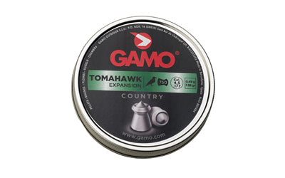 Gamo Tomahawk .22 Caliber Pointed Hollow Point Airgun Pellets, 15.43 Grain Lead, 400-Count Tin