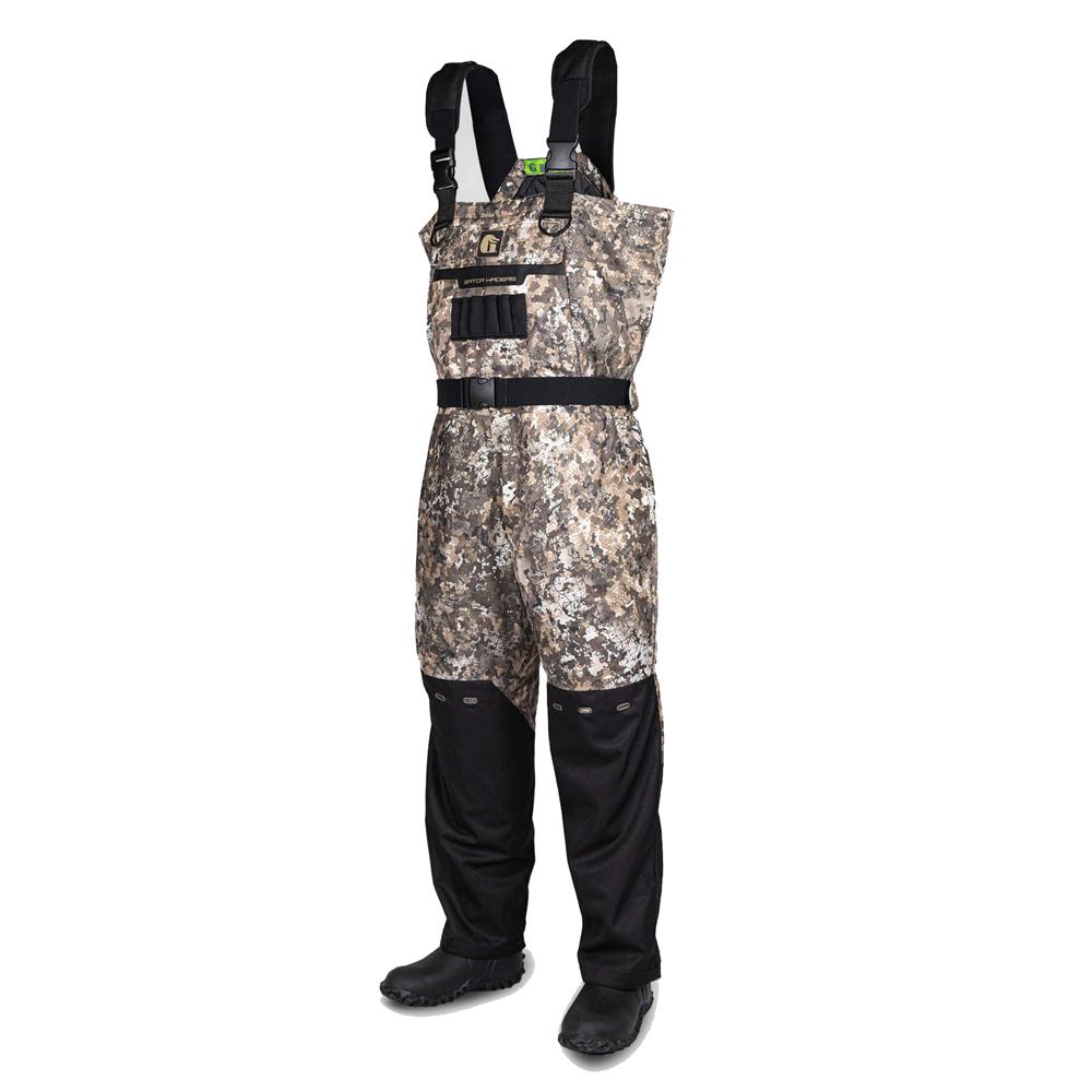 Gator Waders Shield Insulated Chest Waders Men's Seven Camo Regular Size 8