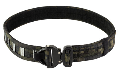 GBRS Group Assaulter Belt System V3, Multicam Black, Large, 20 MOLLE Sections, 1.75" Cobra Buckle with D-Ring
