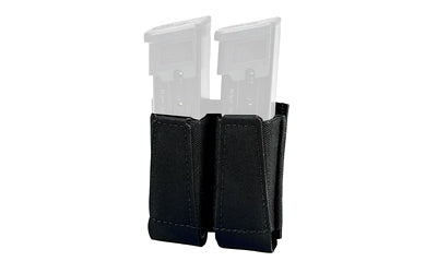 GBRS Group Double Pistol Magazine Pouch, MOLLE/Belt Compatible, Black, GEAR-DPMP-BR-BLK