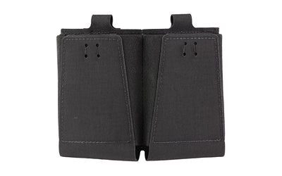 GBRS Group Double Rifle Magazine Pouch, MOLLE/Belt Compatible, Black, GEAR-DRMP-5.56-BR-BLK