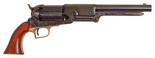 Cimarron CA020 1847 Walker Dragoon .44 Cal 9" Blued Barrel Engraved Walnut Grip Black Powder Revolver