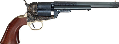 CIMARRON 1851RM WB HICKOK 38SPL CHARCOAL BLUED ENGRAVED