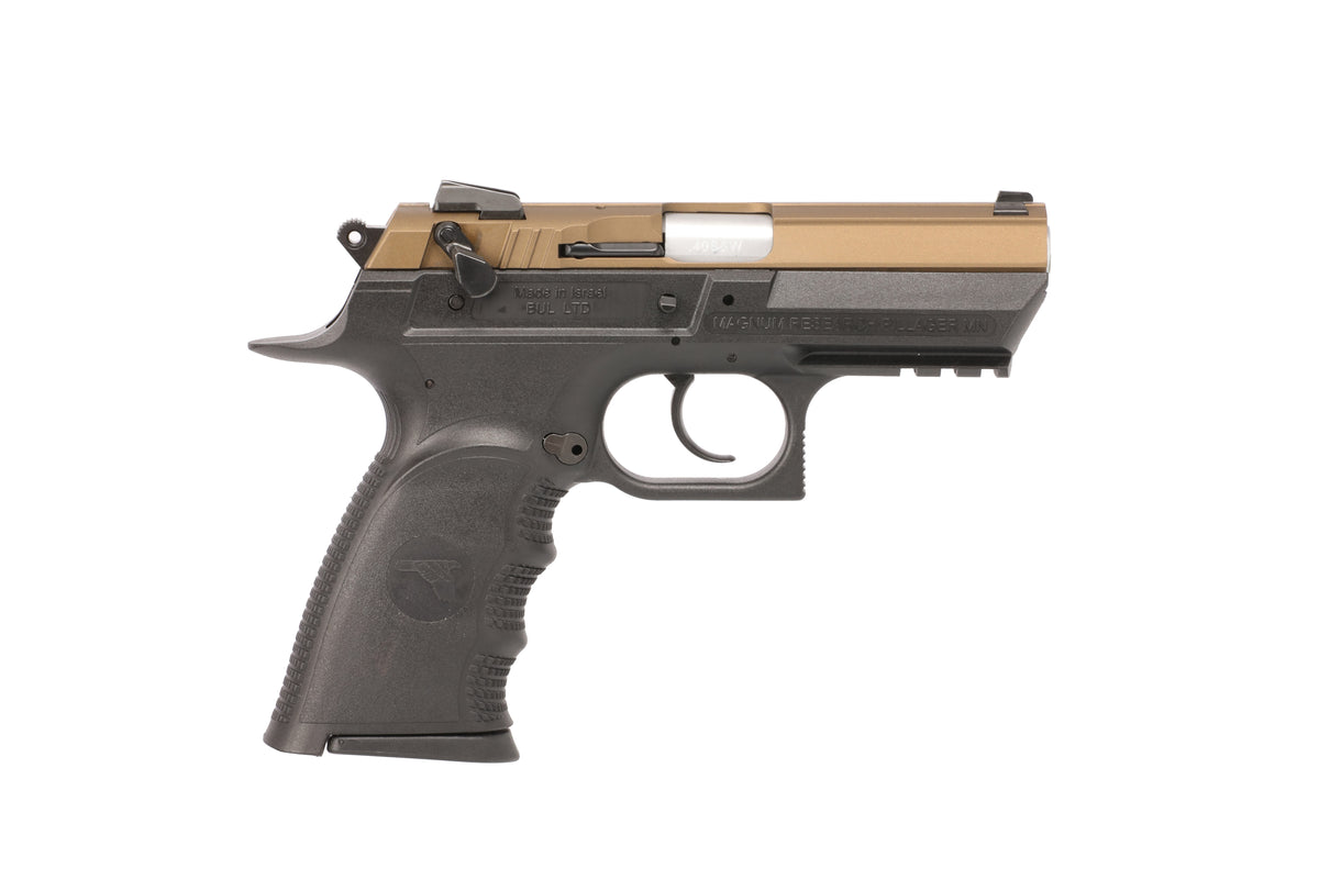 Magnum Research BE94133RSLBB Baby Eagle III 40 S&W 12+1 3.85" Burnt Bronze Carbon Steel Slide Black Textured