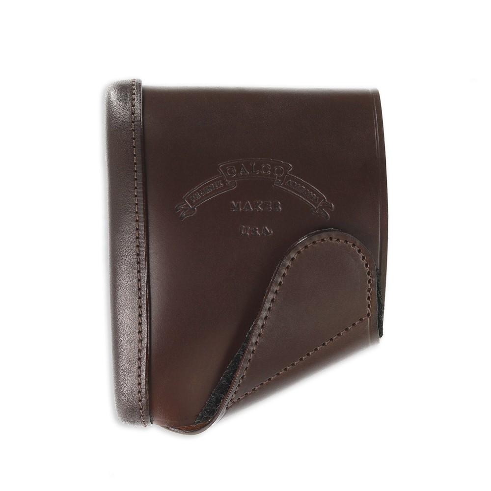 Galco Leather Slip-On Recoil Pad Dark Havana Brown Ambidextrous Small