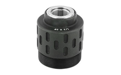 Gemtech Threaded Rear Mount Endcap Adapter, 1/2x28, Black Finish 12172