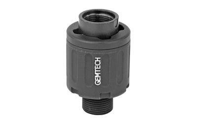 Gemtech 22 QDA Assembly, Quick Attach/Detach Adapter for Rimfire Silencers, 22LR, Black Finish 12201