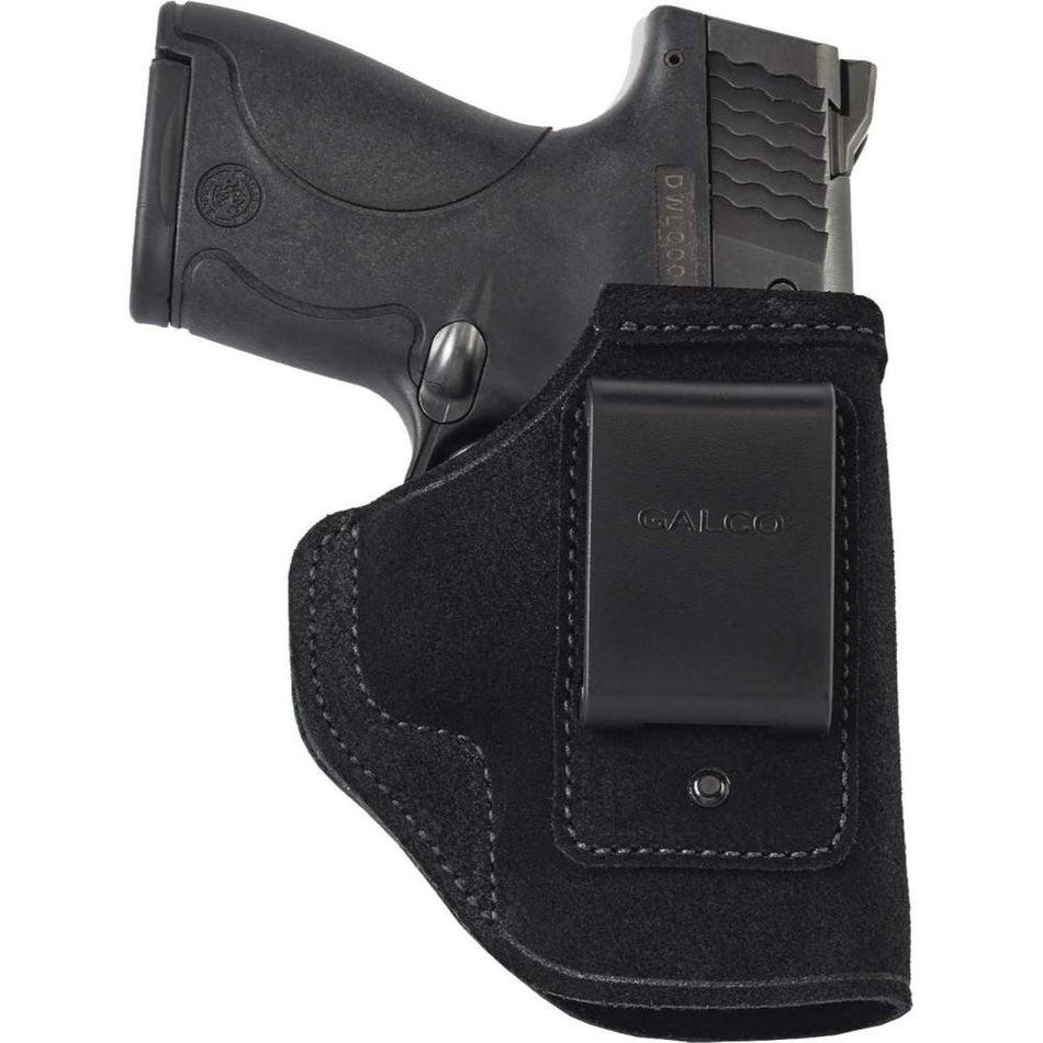 Galco Stow-N-Go IWB Holster for Glock 43/Springfield Hellcat, Black, Right Hand