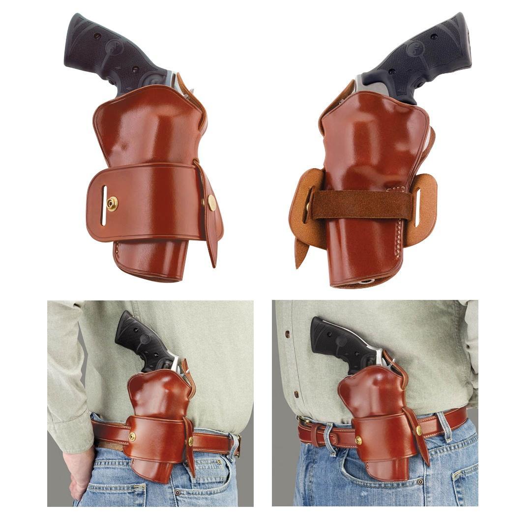 Galco WheelGunner Ambidextrous Belt Holster S&W N Frame 29/629 4 Inch Tan