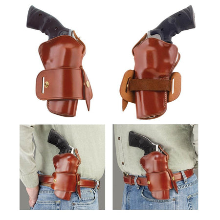 Galco WheelGunner Ambidextrous Belt Holster S&W N Frame 29/629 4 Inch Tan