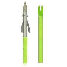 Muzzy Iron 2-Blade Fish Point Bowfishing Arrow Chartreuse 32"