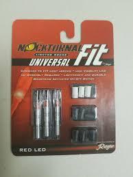 Nockturnal Universal Lighted Nocks - Red