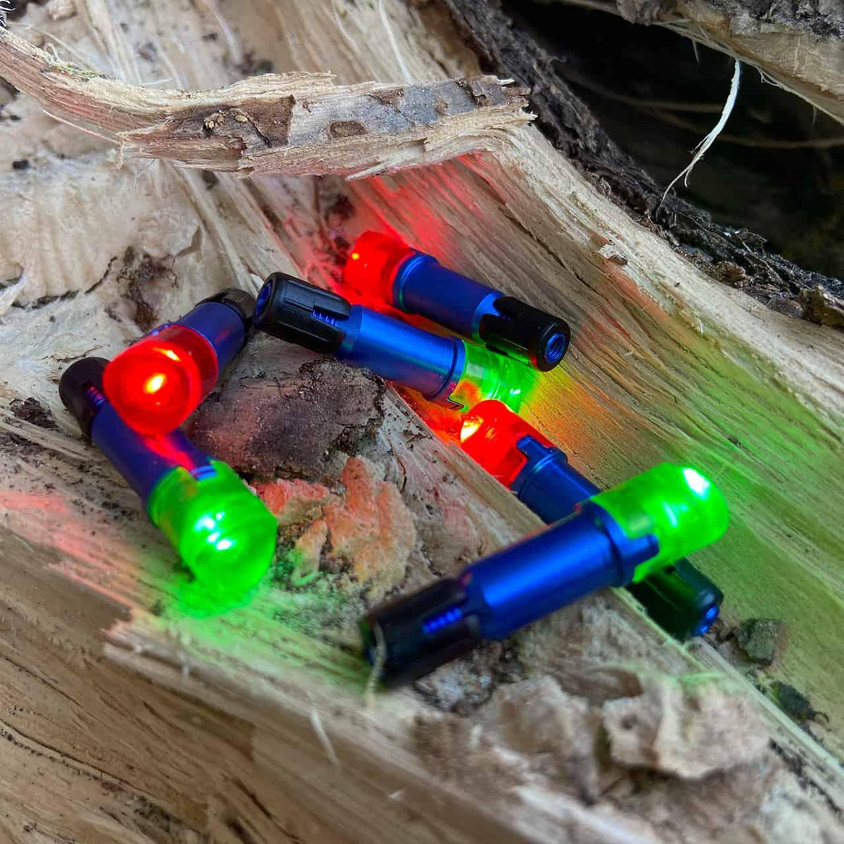 Nockturnal Launchpad Crossbow Lighted Nock Strobing Red/Green 3-Pack