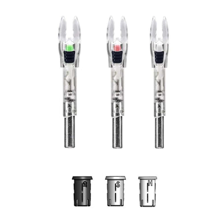 Feradyne Nockturnal Shift Universal Size Red Lighted Nocks 2-Pack String-Activated