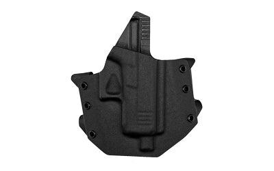 GunfightersINC Ronin OWB Holster for Glock 43X MOS, .08 Kydex, Black, Right Hand RO-G43XMOS-0101111