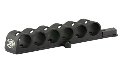 GG&G Benelli M4 Six Shot Side Saddle Shell Holder, Anodized Black Finish GGG-2697