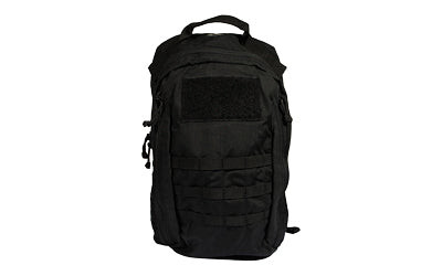 Grey Ghost Gear Lightweight Assault Pack Mod 1, Black Ripstop Nylon Backpack with Main Compartment and Modular Webbing 6015-2