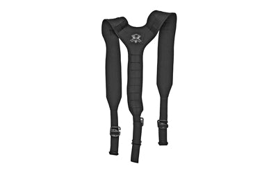 Grey Ghost Gear UGF 3 Point Suspender Harness, Black, Laser-Cut Laminate Nylon, MOLLE/PALS Compatible, For UGF Battle Belt 9037-2