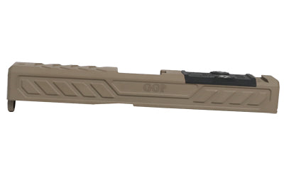 Grey Ghost Precision GGP-19 Stripped Slide Version 6 RMR/DPP Optic Cut, FDE Cerakote, Fits Glock 19 Gen 3