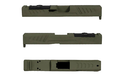 Grey Ghost Precision GGP-19 Stripped Slide Version 5 RMR/DPP Optic Cut, ODG Cerakote, Fits Glock 19 Gen 5