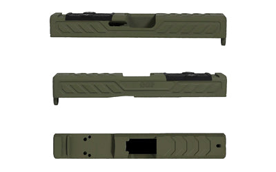 Grey Ghost Precision GGP-19 Stripped Slide Version 6 RMR/DPP Optic Cut, ODG Cerakote, Fits Glock 19 Gen 5
