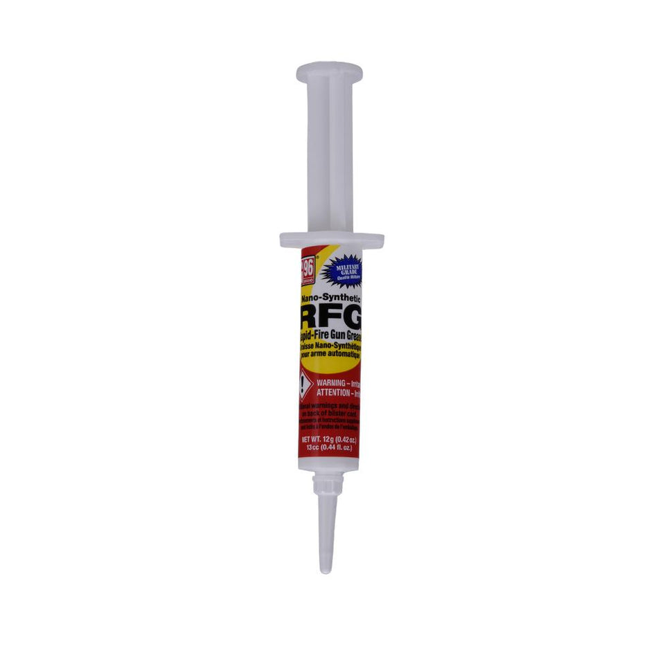 G96 Rapid Fire Gun Grease Syringe 13cc Military Grade Lubricant
