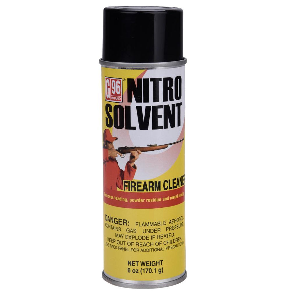 G96 Nitro Solvent Firearm Cleaner 6 oz Aerosol Spray Can