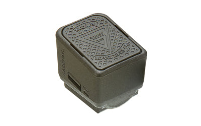 Ghost Inc. MOAB LoViz Magazine Baseplate Extension +4 Rounds 9mm/+3 Rounds 40, Black, Fits Glock Gen 2-5 19/23/32