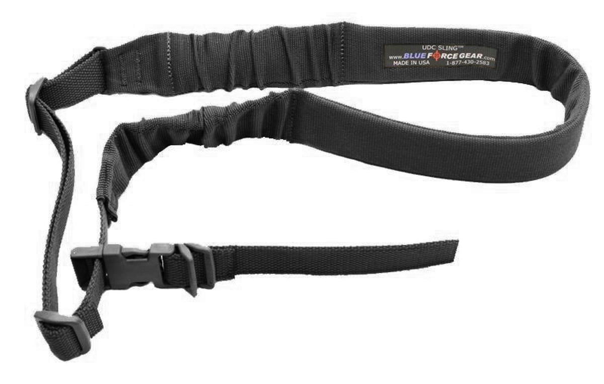 Blue Force Gear UDC 1-Point Padded Bungee Sling with Push Button Adapter Black