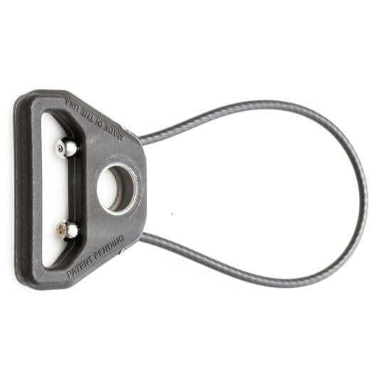 Blue Force Gear Molded Universal Wire Loop Sling Attachment with Push Button 2.75 Inch Black