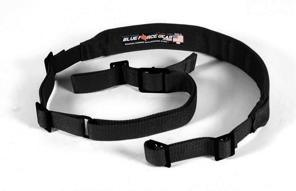 Blue Force Gear Vickers Padded 2-Point Combat Sling with Acetal Hardware Black