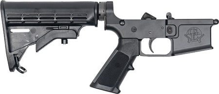 GLFA LOWER GROUP AR-15 5.56MM W/ADJUSTABLE STOCK BLACK