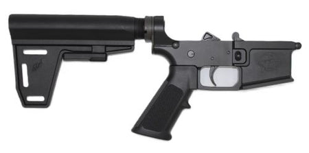GLFA COMPLETE AR15 PISTOL LOWER RECEIVER BRACED BLACK