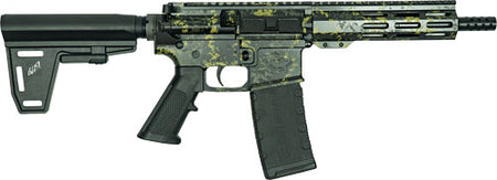GLFA AR15 PISTOL 223 WYLDE BUNDLE W/ 5 KNIVES LICHEN BLK