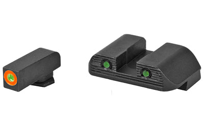 GLOCK Bold Night Sight by AmeriGlo, .165" Front, Green Tritium/Orange Outline, GEN3/GEN4 20/21/29/30/31/32/36/40/41