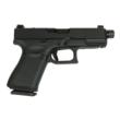 Glock V-Series Model 19 Black Cerakote Handgun 9mm Luger 15rd Magazines (3) 4.6" Threaded Barrel Black Austria Made