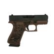 Glock 43x Custom "Country" Bourbon Handgun 9mm Luger 10rd Magazines (2) 3.4" Barrel Accessory Rail USA Made
